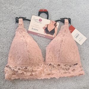 🌻4 For $20🌻Secret Treasures Pink Lace Nursing Bralette